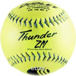 Dudley USSSA Thunder ZN Slow Pitch Softball. 47 COR Stadium Stamp 12 pack