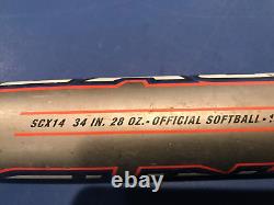 EASTON SYNERGY 34/28 ASA USSSA Slowpitch Softball Bat SCX14