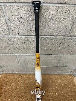Louisville Slugger LS Genesis 1pc 220 Slowpitch Softball Bat NIW White Gold 28oz