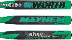 Mayhem 14 XL Dual Stamp Slow Pitch Softball Bat WM14L 34 27 Oz