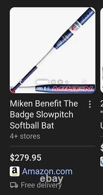 Miken Benefit The Badge Maxload USSSA Slowpitch Softball Bat? NIW Rare! 34/26