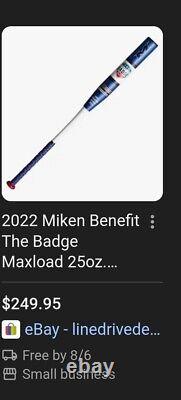 Miken Benefit The Badge Maxload USSSA Slowpitch Softball Bat? NIW Rare! 34/26