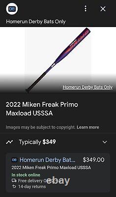 Miken Freak Primo Maxload Slowpitch Softball Bat MP22MA USSSA 25oz