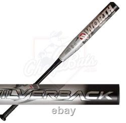 NEW 2022 Worth Silverback XL End Loaded WSB22U USSSA Slowpitch Softball Bat 26oz