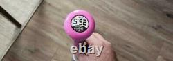 NEW 2024 Louisville Slugger 25.5oz Genesis Bubble Gum 1-Piece USSSA Softball Bat
