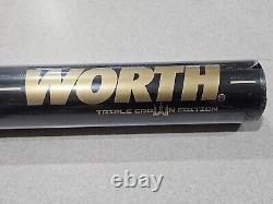 New 2017 Worth Triple Crown XL USSSA Softball Bat Connell Hall WTCSMU 26.5 oz