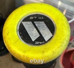 OG Worth Legit XXL Yellow Highlighter Bat Slowpitch Softball 13.5 27oz USSSA NSA
