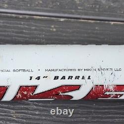 Used 2017 Miken Freak PT Platinum Maxload USSSA Softball Bat 14 MFPTMU 27oz