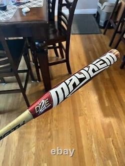 Worth Mayhem D2E 27oz USSSA Slowpitch Softball Bat Under 100 Hits On Bat