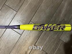 2018 Easton Baker Fire Flex 26oz Slowpitch Softball Bat Passe La Compression Usssa