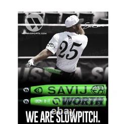 2020 Worth Savij S. Smith XL 12,5 2pc Usssa Slowpitch Softball Bat Wss20u 26oz