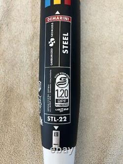 2022 Demarini Raw Steel 26 oz Chauve-souris de balle molle de slowpitch Asa Usssa en alliage à paroi simple