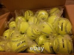 6 douzaines = 72 nouvelles balles de softball pour hommes à lancer lent de 12 pouces Tattoo USSSA Classic M UT12MPS.