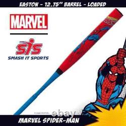 Batte de softball à chargement USSSA Easton Marvel Spider-Man 12.75 2023 pesant 25.5 oz.