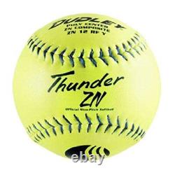 Dudley USSSA Thunder ZN Softball de Slow Pitch. Tampon de stade de 47 COR. Pack de 12.