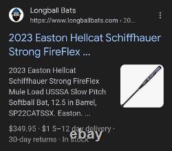 Nouveau! 2023 Easton Hellcat Edition FireFlex Batte de Softball Slowpitch USSSA 34/26