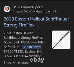 Nouveau! 2023 Easton Hellcat Edition FireFlex Batte de Softball Slowpitch USSSA 34/26