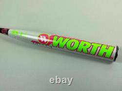 Nouveau! Worth Legit XL Recharger Watermelon Usssa Slowpitch Softball Bat 26.5oz Wmelon