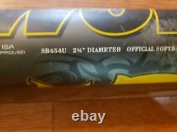 Rayons! Worth 454 Titan Slowpitch Softball Bat 34/27 Sb454u Usssa Nsa Isa Balanced